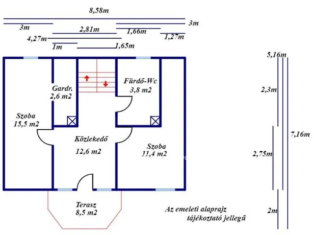 Eladó ház Kecskemét, Máriaváros 109 nm