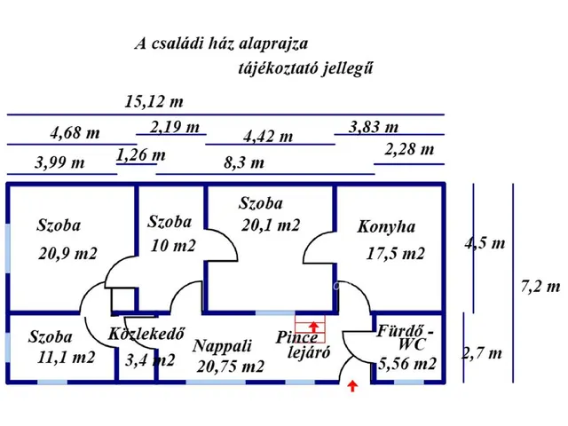 Eladó ház Gara, Központ 109 nm