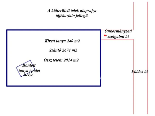 Eladó telek Lakitelek 2914 nm