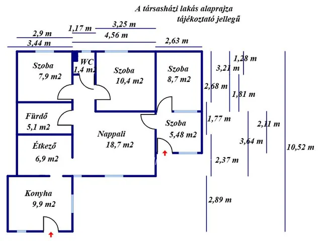 Eladó lakás Kiskunfélegyháza 79 nm