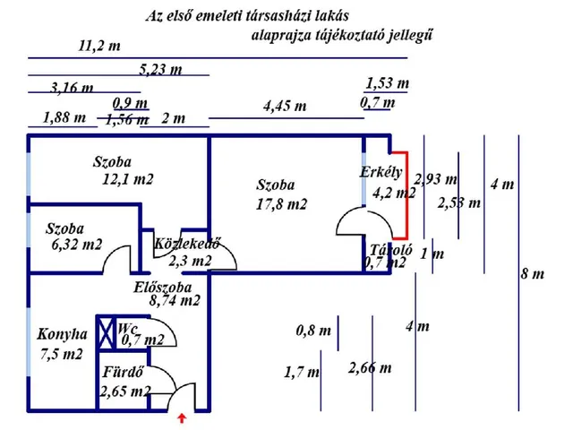 Eladó lakás Nagykőrös, Lakótelep 61 nm