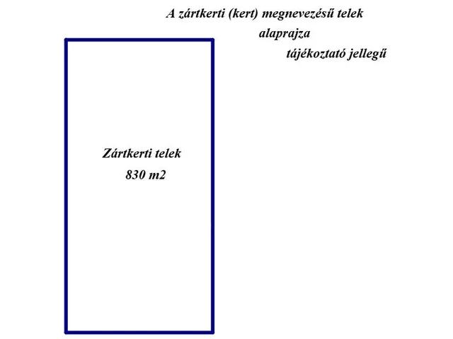 Eladó telek Tápiószentmárton, Szentkirályi erdő közelében 830 nm