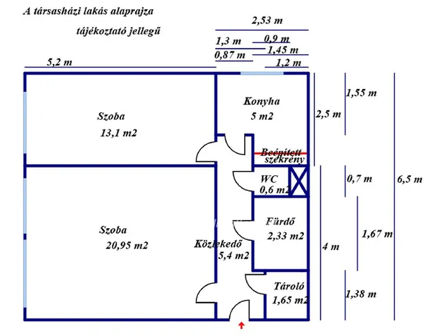 Eladó lakás Kiskunfélegyháza 50 nm