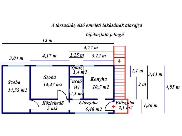 Eladó lakás Kiskunfélegyháza, Petőfi-lakótelep 60 nm