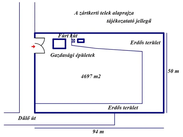 Eladó telek Pilis 4697 nm
