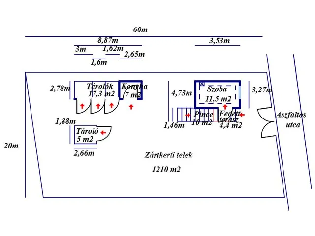 Eladó telek Szolnok, Alcsisziget 1210 nm