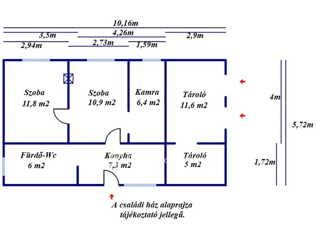 Eladó ház Nagykőrös 60 nm