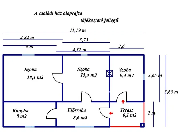 Eladó ház Szolnok, Alcsisziget 58 nm