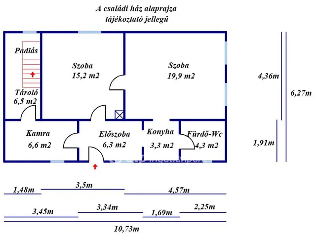 Eladó ház Szolnok, Szandaszőlős 62 nm