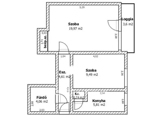 Eladó lakás Nagykőrös 46 nm