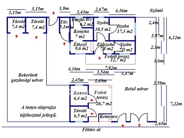 Eladó mezőgazdasági ingatlan Nagykőrös 66 nm