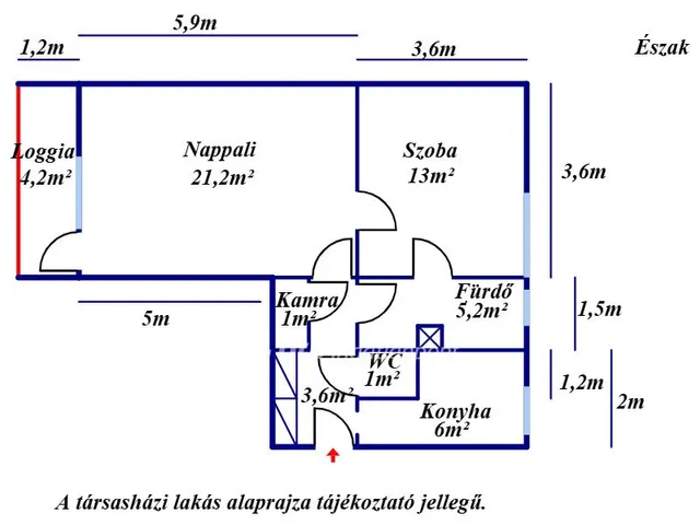 Eladó lakás Kecskemét, Széchenyiváros 55 nm