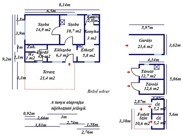Eladó ház Tiszakécske 49 nm
