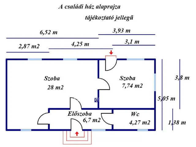 Eladó ház Lajosmizse 46 nm