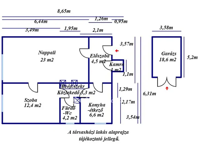 Eladó lakás Kecskemét, Műkertváros 56 nm