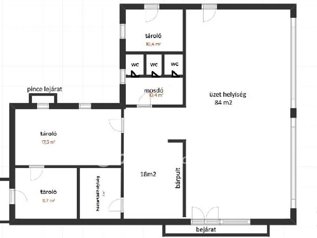 Eladó kereskedelmi és ipari ingatlan Tiszajenő 152 nm