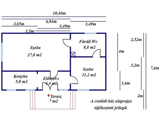 Eladó ház Tápiógyörgye 61 nm
