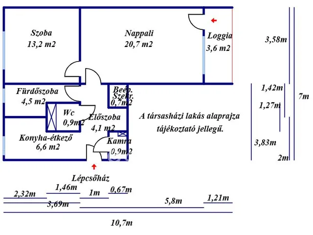 Eladó lakás Nagykőrös 54 nm