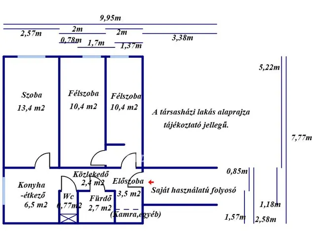 Eladó lakás Kecskemét 50 nm