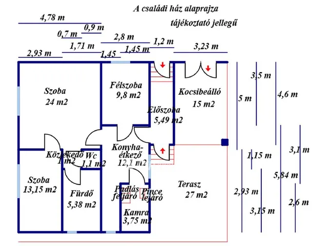 Eladó ház Szolnok 76 nm