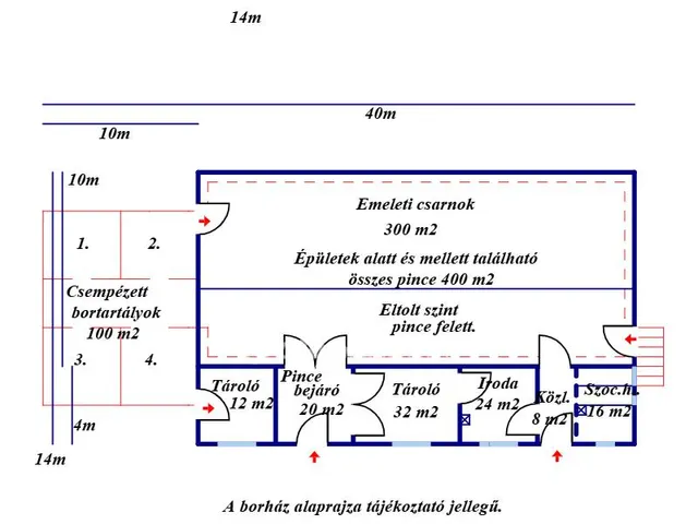 Eladó kereskedelmi és ipari ingatlan Csemő 412 nm