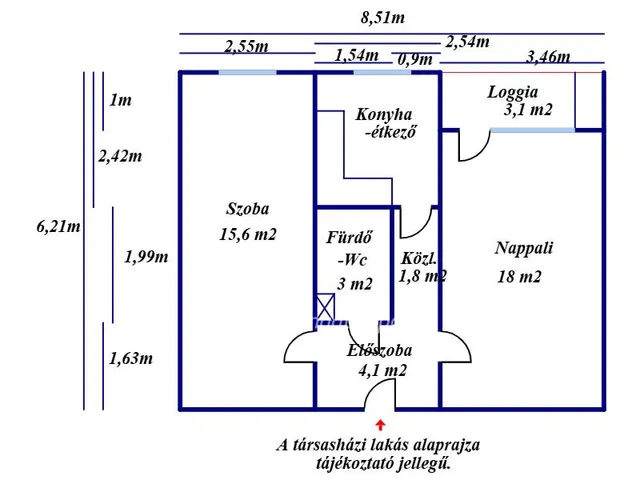 Eladó lakás Szolnok 51 nm