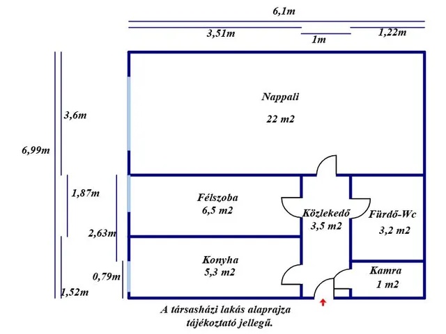 Eladó lakás Szolnok 42 nm