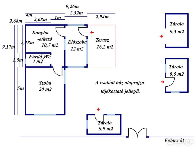 Eladó ház Nyársapát 55 nm
