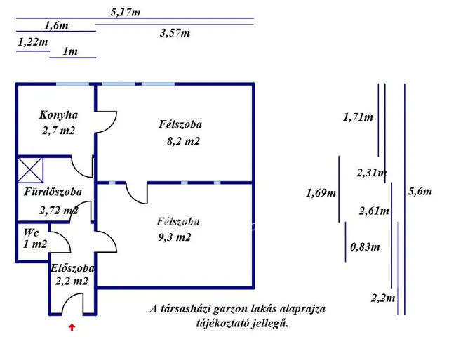 Eladó lakás Kecskemét 27 nm