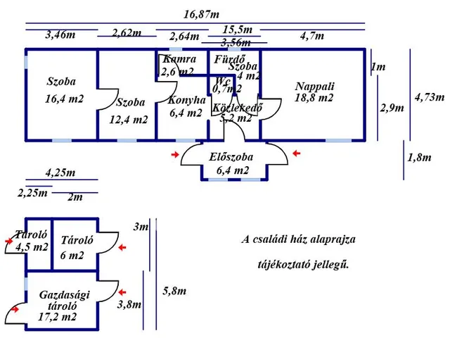 Eladó ház Nagykőrös 73 nm
