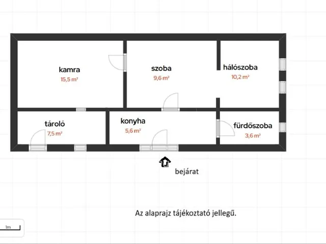 Eladó ház Cserkeszőlő 45 nm