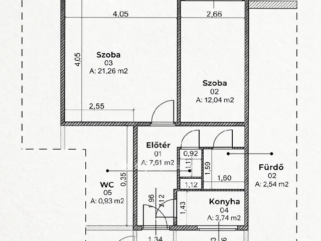 Eladó lakás Budapest XIV. kerület, Rákosfalva 49 nm