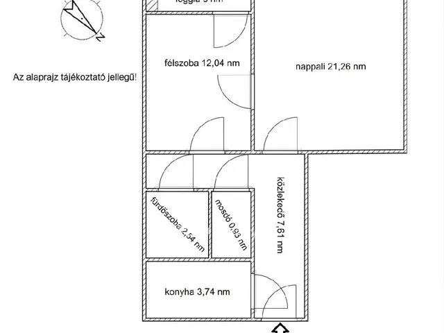 Eladó lakás Budapest XIV. kerület, Rákosfalva 49 nm