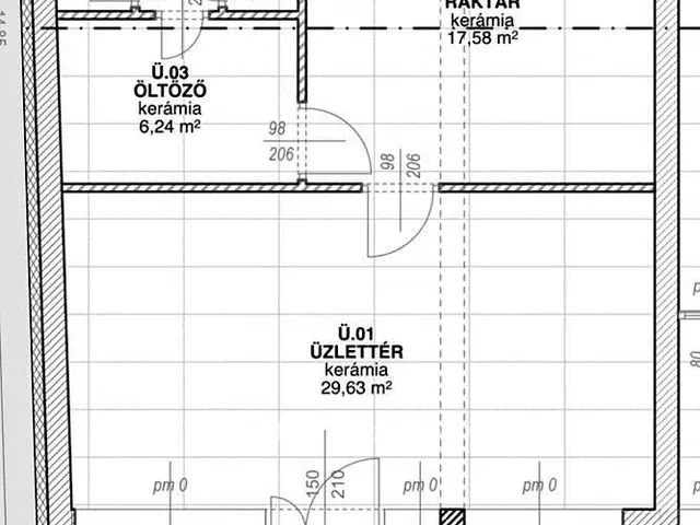 Eladó kereskedelmi és ipari ingatlan Nyíregyháza 59 nm