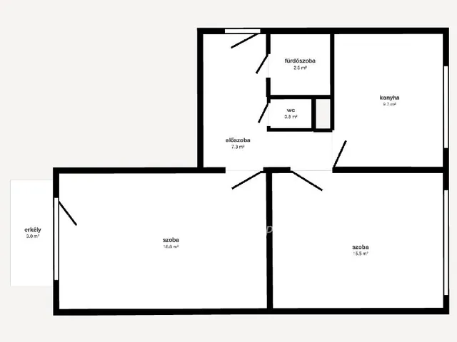 Eladó lakás Nyíregyháza 53 nm