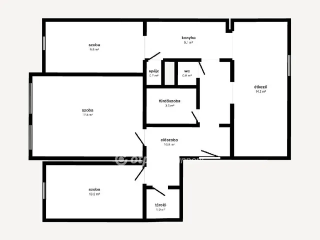 Eladó lakás Nyíregyháza, Belváros 66 nm