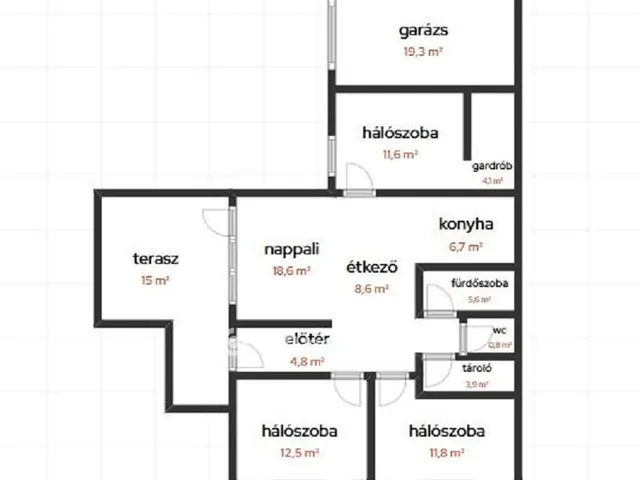 Eladó ház Nyíregyháza, Nyírszőlős 90 nm