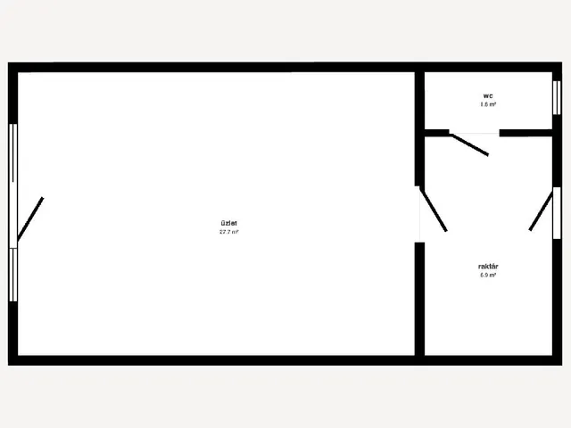 Eladó kereskedelmi és ipari ingatlan Tiszavasvári 36 nm