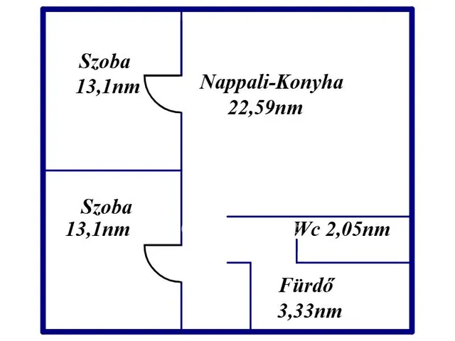 Eladó lakás Tiszavasvári 64 nm