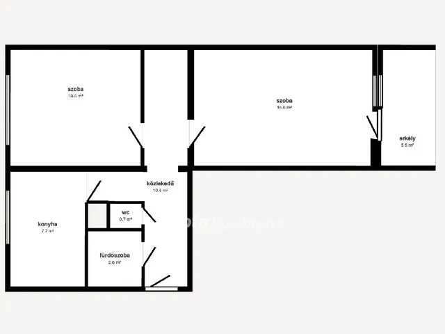 Eladó lakás Kisvárda 55 nm