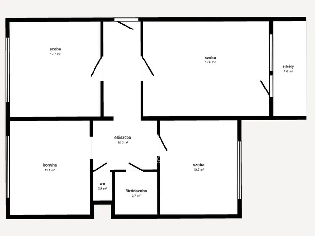Eladó lakás Nyírbátor 67 nm