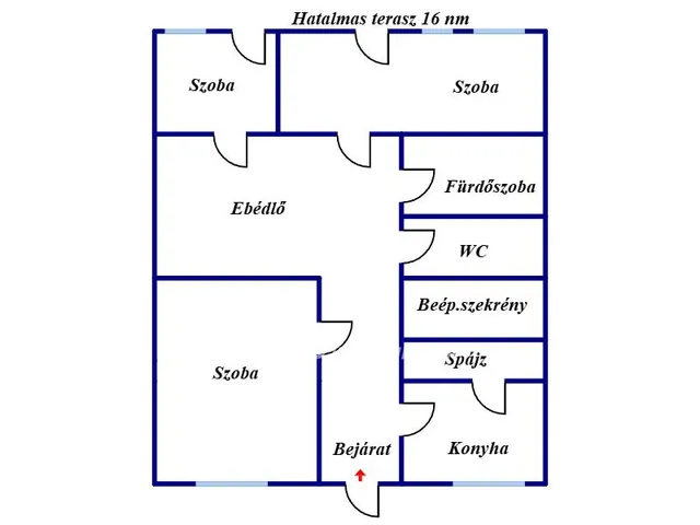 Eladó lakás Nyíregyháza 62 nm