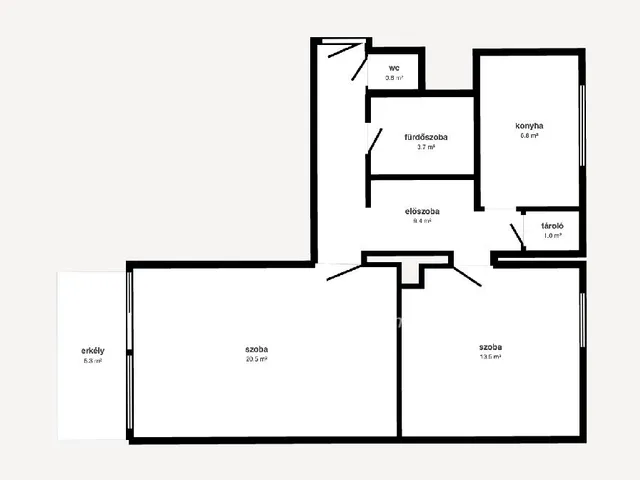Eladó lakás Fehérgyarmat 58 nm