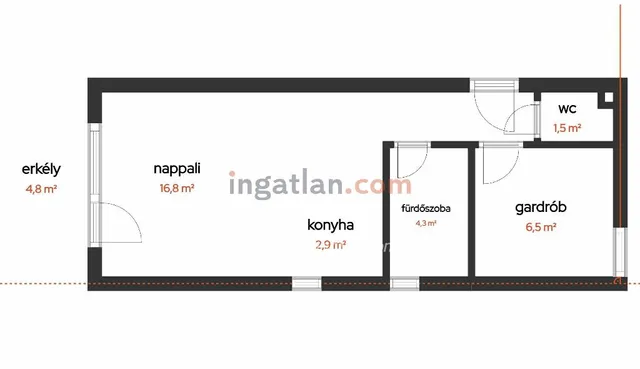 Eladó lakás Mosonmagyaróvár, Csendes 35 nm