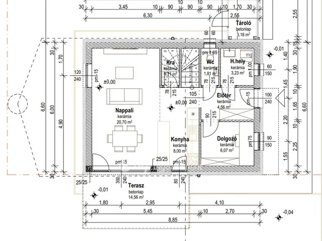 Eladó ház Máriakálnok 90 nm