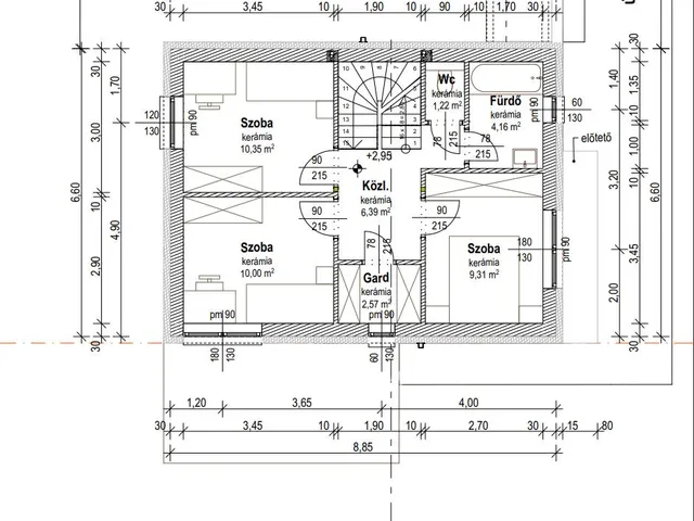 Eladó ház Máriakálnok 90 nm