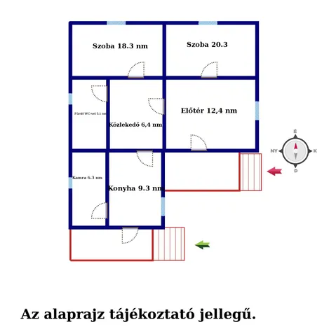 Eladó ház Jászberény 76 nm