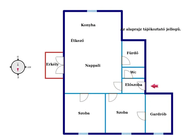 Eladó lakás Albertirsa 56 nm