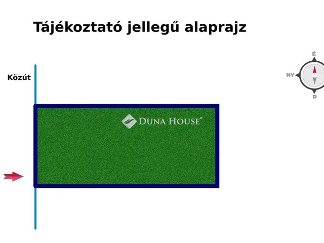 Eladó telek Dabas 1255 nm
