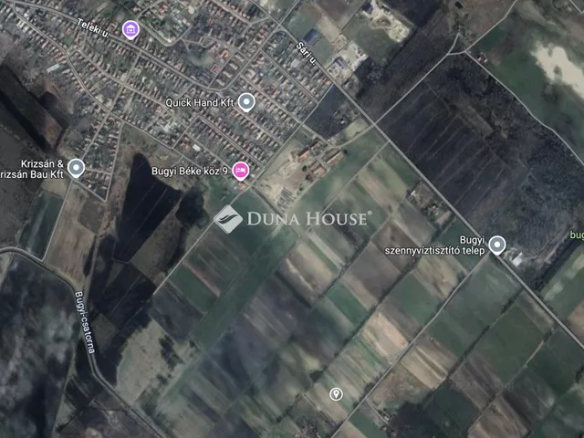 Eladó telek Bugyi 5755 nm